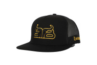 Baredown Brand Black&Gold Flat Mesh Back Ball Cap