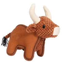 Wrangler Stuffed Cow Pet Toy