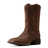 Ariat Men's Distressed Brown Sport Wide Square Toe