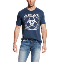 Ariat Men's Shade Tee Navy Heather Tshirt 