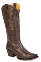 Women's Stetson Mae Dark Brown Western Boot