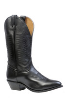 Men's Boulet Black Medium Round Toe Western Boot