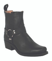 Boulet Men's Black Motorcycle Half Boot