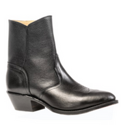 Men's Boulet Black Zippered Half Boot