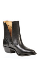 Men's Boulet Black Zippered Half Boot