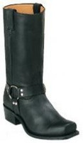 Men's Boulet Black Harness Motorcycle Boot