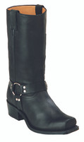Men's Boulet Black Harness Motorcycle Boot