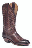 Men's Boulet Brown Square Dress Toe Western Boot