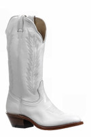 Women's Boulet 13" White Round Toe Western Boot
