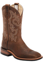 Men's Canada West 8568 Brahma Dark Brown Square Toe Western Boot