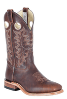 Men’s Canada West 8237 Brown Wide Square Toe Leather Sole Boot
