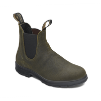 Blundstone 1615 Originals Dark Olive Waxed Suede Boot