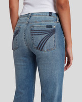 7 For All Mankind Women's Dojo Tailorless Distressed Auth OG Jeans