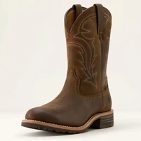 Ariat Men’s Hybrid Rancher U-Toe Distressed Brown Western Boot