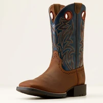 Ariat Men’s Sport Sidebet Wide Square Toe Cowboy Boot