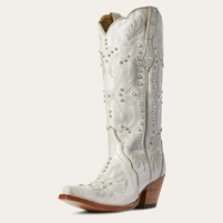 Ariat Women's Pearl White Bridal Western Boot