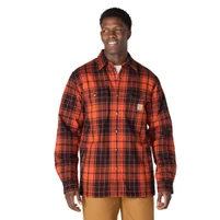 Carhartt Men’s Hubbard Plaid Shirt Jac Jacket