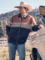 Wrangler Men’s Aztec Checotah Bomber Jacket