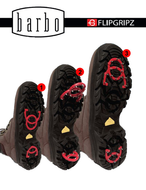 winter boots with retractable cleats