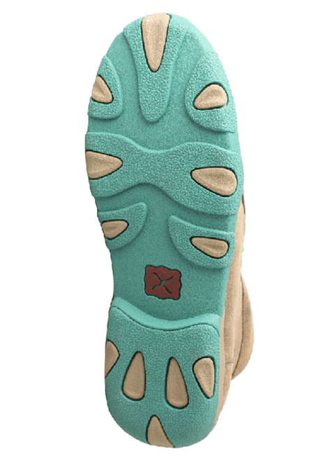 Women's Twisted X Driving Moccasins – Bomber/Turquoise - Herbert's