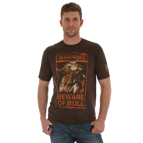 Men's Wrangler "Warning: Beware of Bull" T-shirt