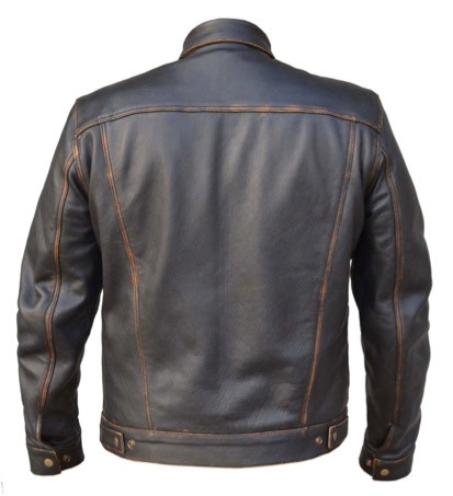 Men's Unik Leather Colorado Black Jacket Herbert's Boots and