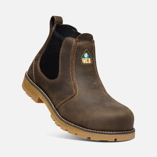 keen slip on work boots