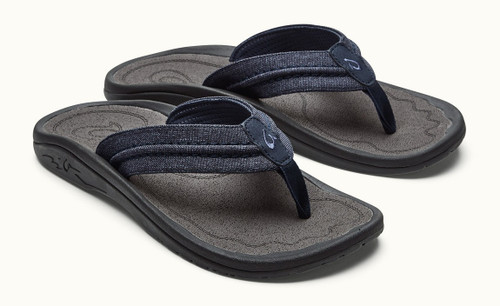 OluKai Hokua Mesh Charcoal and Black Men’s Sandals Size 9 Amazon.com | OLUKAI Hokua Men main image 2