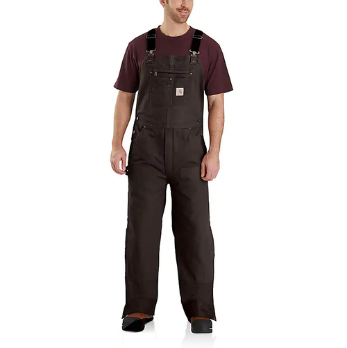 Men's Carhartt Washed Duck Insulated Bib Overalls - Herbert's Boots and  Western Wear