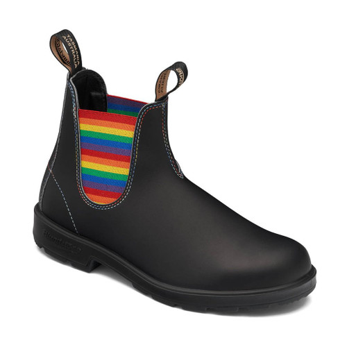 Blundstone 2105 Original Black with Rainbow Elastic Herbert s