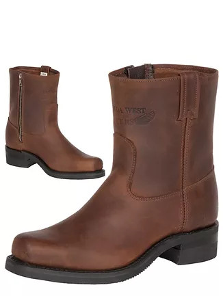 Canada West Biker Engineer Boot 5088 Crazy Horse - Herbert's Boots