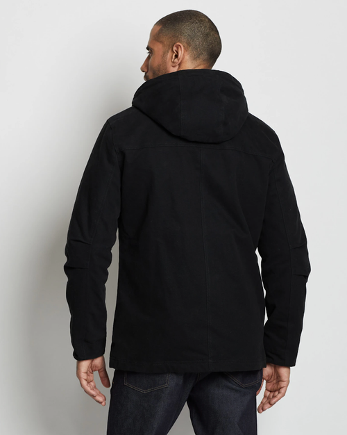 Manteau Noir à Capuche Pendleton Timer Cruiser - Taille L - Neuf Avec étiquettes - Mi-long