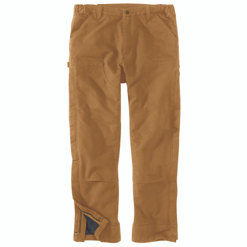 Carhartt Loose-Fit Washed-Duck Double-Front Utility Work Pants for Men