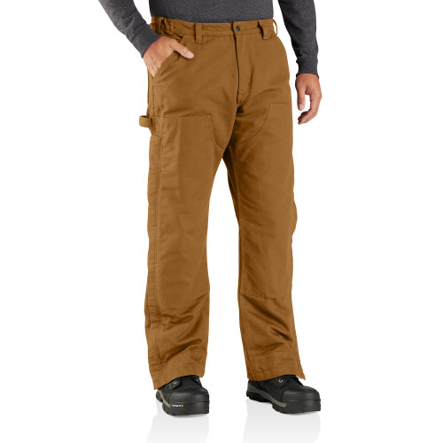 Men's Carhartt Relaxed Fit Flannel Lined Jeans - Herbert's Boots