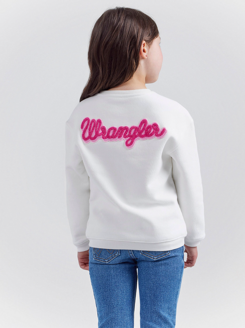 Wrangler x Barbie™ Girls Logo Sweatshirt - Herbert's Boots and Western Wear