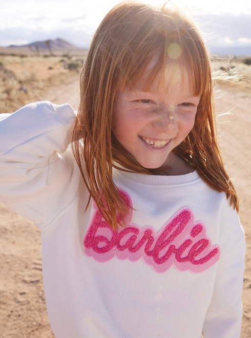 Wrangler x Barbie™ Girls Logo Sweatshirt