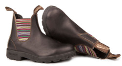 Blundstone 1409 Original Stout Brown with Striped Elastic FREE