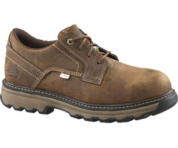 Men's CAT Tyndall Steel Toe Brown Work Shoe - Herbert's ...