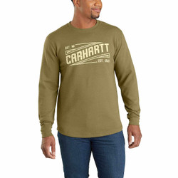 Carhartt Shirts: Men's Heavyweight Cotton Long Sleeve Thermal Knit