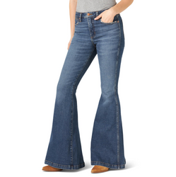 Wrangler Womens Retro High Rise Trumpet Flare Jeans : : Clothing,  Shoes & Accessories