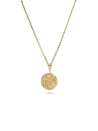 Small 14k Gold Mom