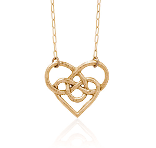Vermeil Celtic Heart
