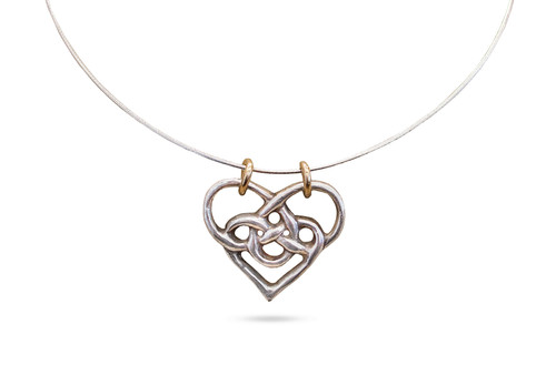 Small Sterling Silver Celtic Heart