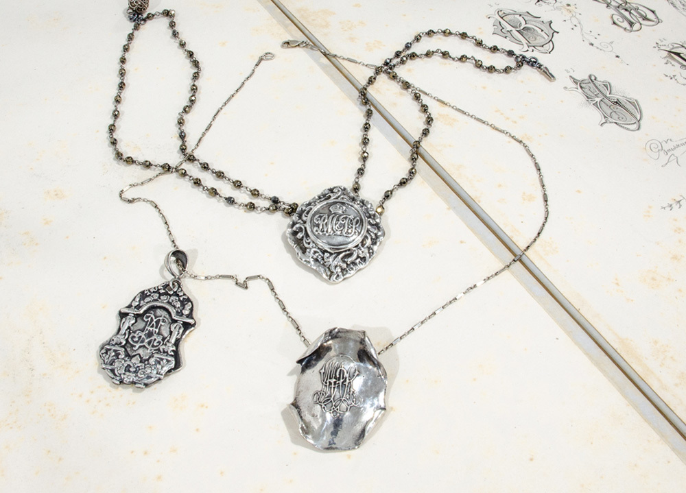 Silver FDL necklace - Louisiana Gifts and Gallery, Inc.