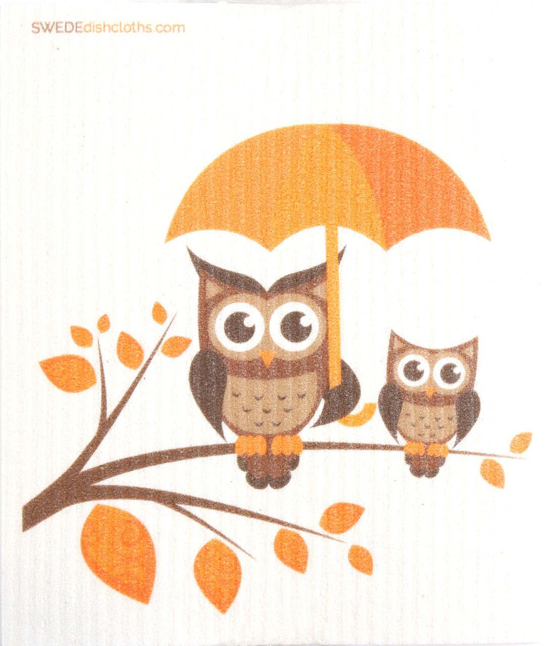 Swedish Dishcloth Owls with Umbrella, Set of 3 - Thumbnail 2