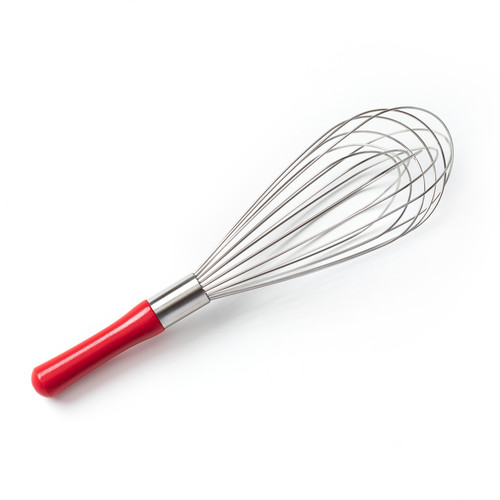 Large Wood Handle Flat Whisk