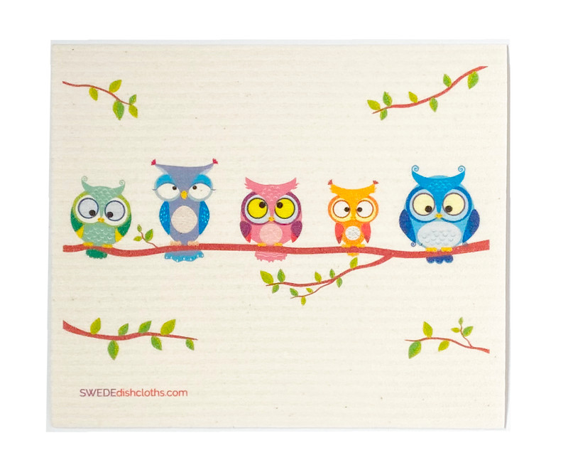 Swedish Dishcloth Owl Friends