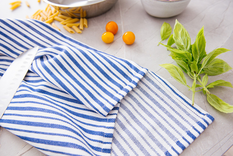 Kitchen Towel Blue Striped