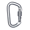 SMC Locking D Alum Carabiner (Silver)