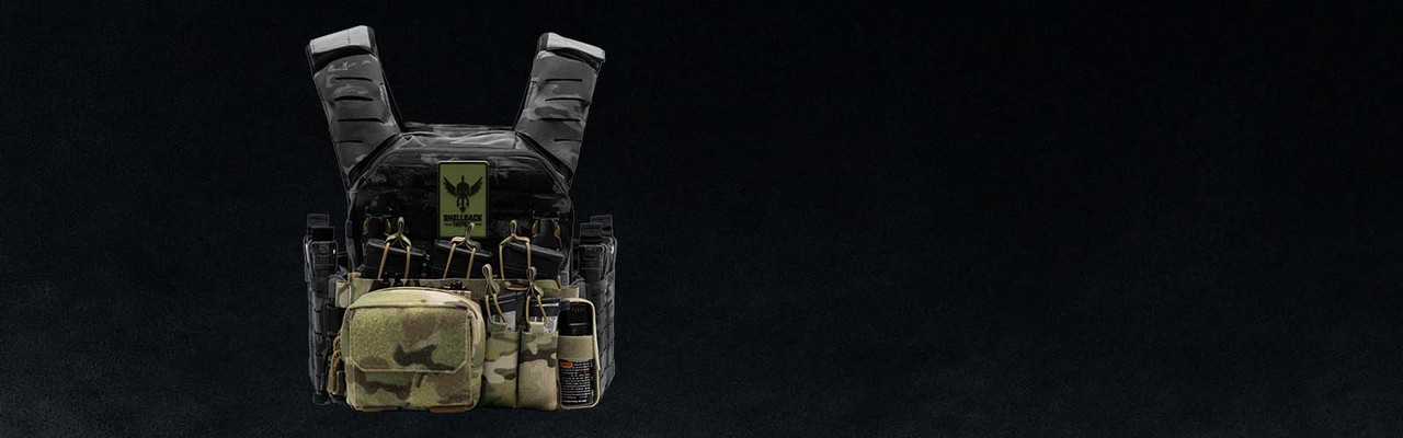 Shellback Tactical Plate Carrier with Patrol Max Placard
